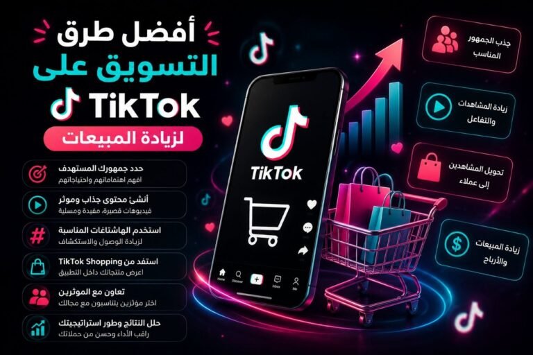 أفضل طرق التسويق على تيك توك لزيادة المبيعات