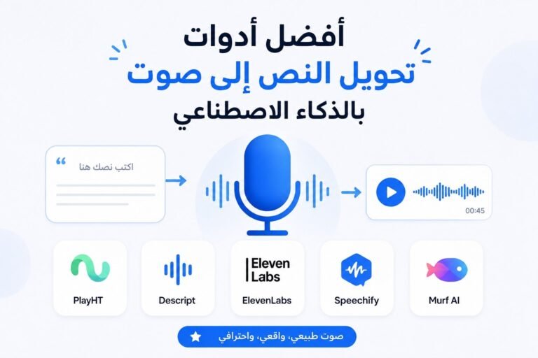 أفضل أدوات تحويل النص إلى صوت بالذكاء الاصطناعي