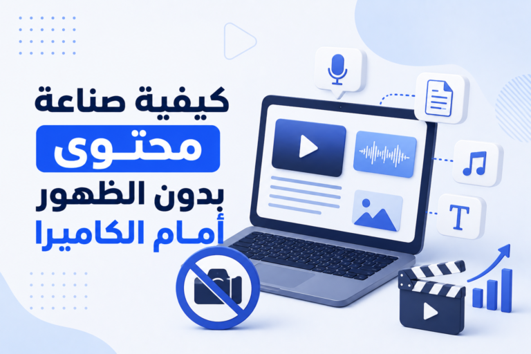 كيفية صناعة محتوى بدون الظهور أمام الكاميرا