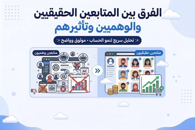 الفرق بين المتابعين الحقيقيين والمتابعين الوهميين وتأثيرهم على حسابك